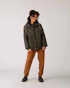 Waxed Cotton Jacket pine via Matona
