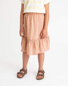 Ruffled Skirt rosewood via Matona