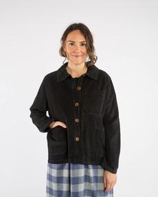 Corduroy Classic Jacket black via Matona