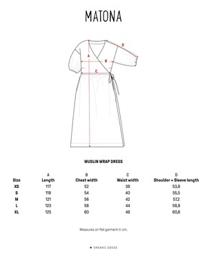 Muslin Dress brick from Matona