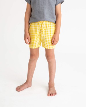 Classic Shorts yellow gingham from Matona