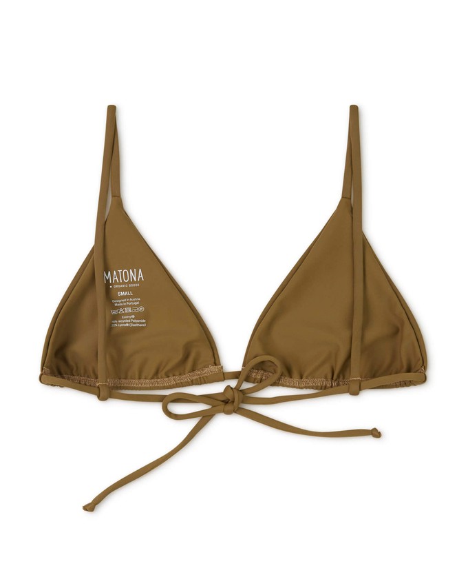 Triangle Bikini Top moss from Matona