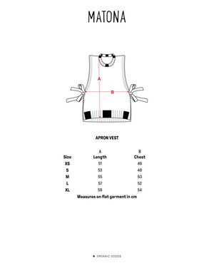 Apron Vest sepia from Matona
