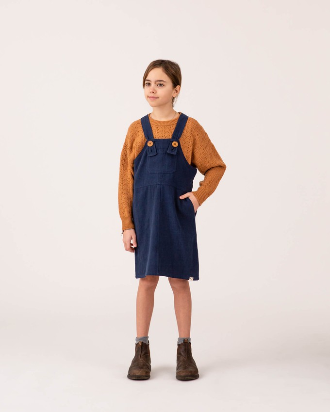 Retro Pinafore Dress nightfall from Matona