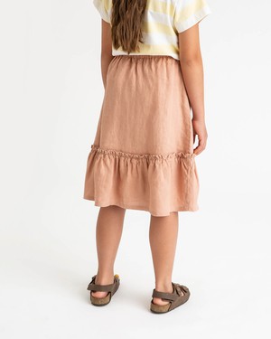 Ruffled Skirt rosewood from Matona