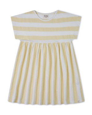 Skater Dress yellow stripes from Matona