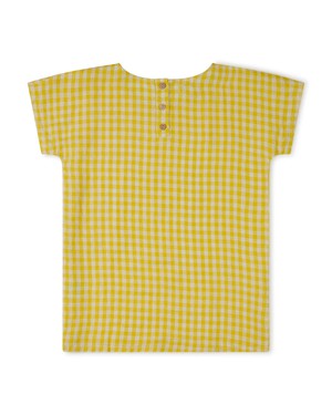 Easy T-Shirt yellow gingham from Matona