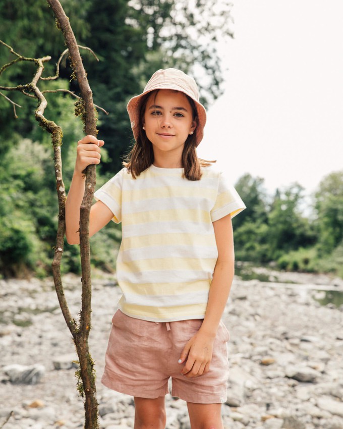 Classic T-Shirt yellow stripes from Matona