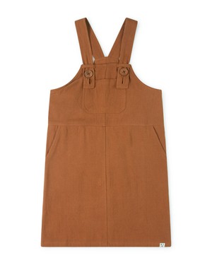 Retro Pinafore Dress biscuit from Matona