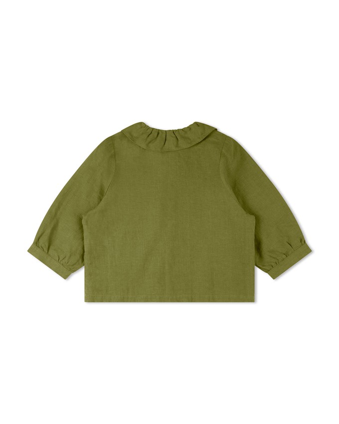 Ruffled Collar Blouse cardamom from Matona