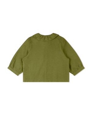 Ruffled Collar Blouse cardamom from Matona