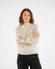 Cable Knit Sweater salt via Matona
