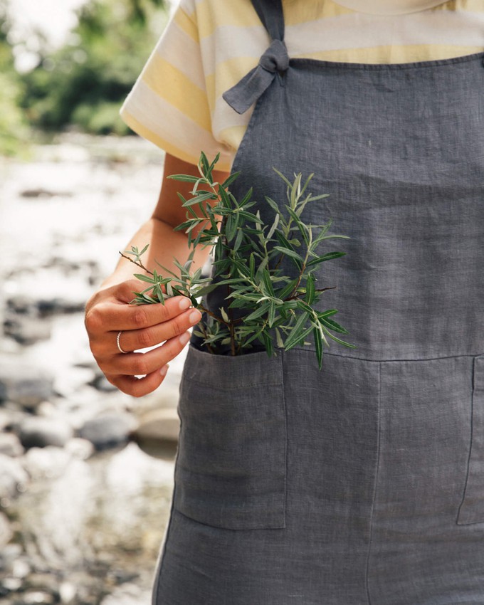 Linen Overall storm blue from Matona