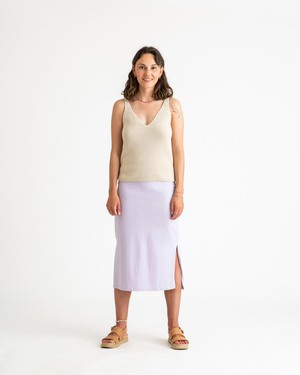 Knit Tank oyster from Matona