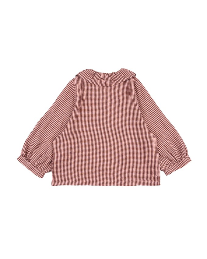 Ruffled Collar Blouse heather from Matona