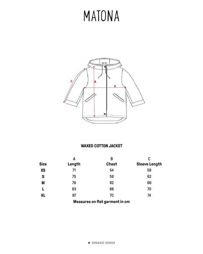Waxed Cotton Jacket storm from Matona