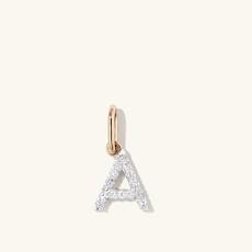 Diamond Letter Charm from Mejuri