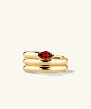 Boa Gemstone Coil Ring from Mejuri