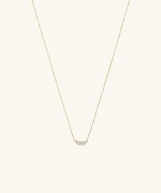 Celeste Lab Grown Diamond Cluster Necklace via Mejuri