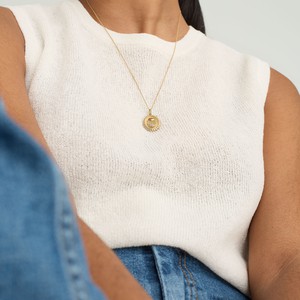 Resilience: Scarab Coin Pendant Necklace from Mejuri