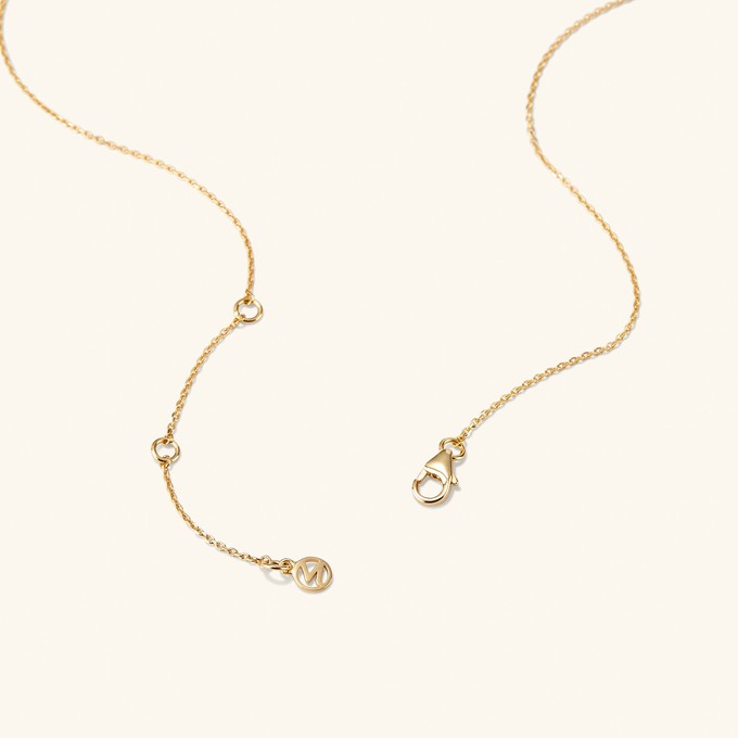 Round Topaz Necklace from Mejuri