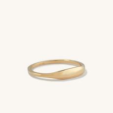 Slim Signet Ring from Mejuri