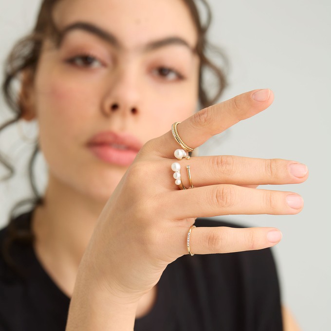 Mini Pearl Open Ring from Mejuri