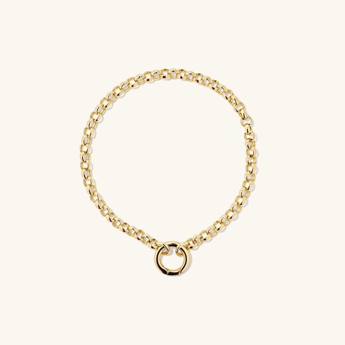 Rolo Chain Charm Bracelet from Mejuri