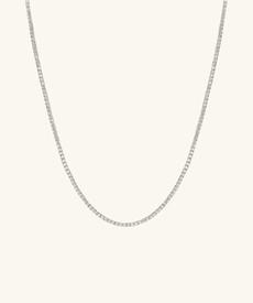 Lab Grown Diamond Tennis Necklace 2.5mm via Mejuri