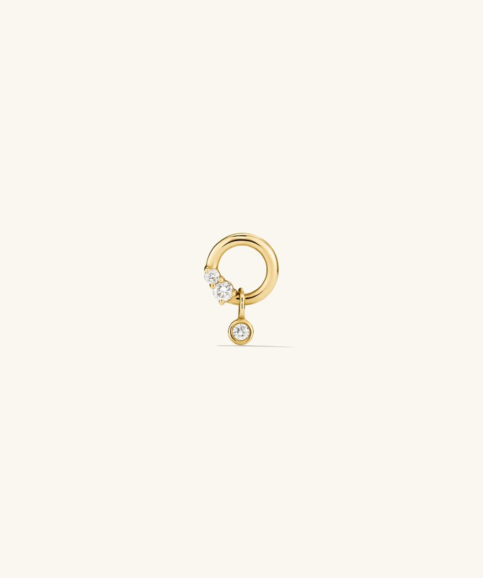 Celeste Lab Grown Diamond Ellipse Stud from Mejuri