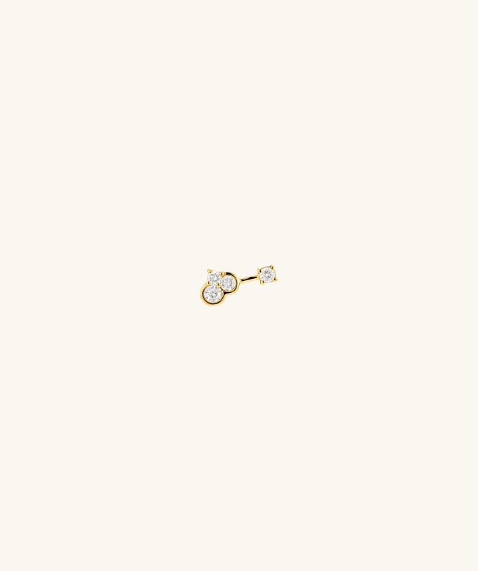 Celeste Lab Grown Diamond Quadra Stud from Mejuri