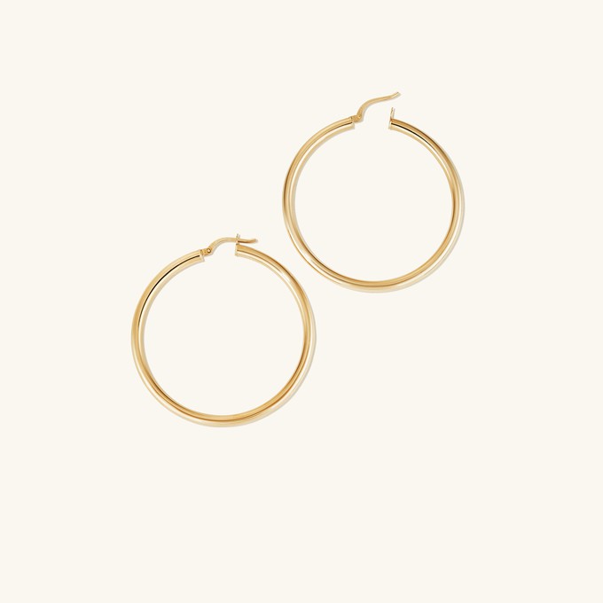 Large Tube Hoops from Mejuri