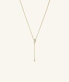 Celeste Lab Grown Diamond Lariat Necklace via Mejuri