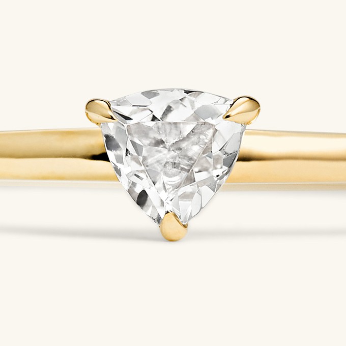 Gemstone Trillion Stacker Ring from Mejuri