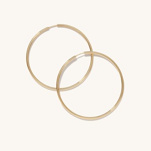 Oversized Thin Hoops from Mejuri