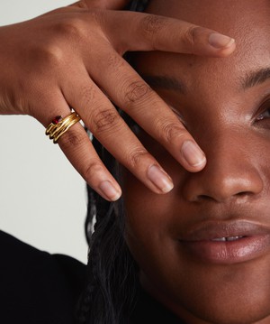 Boa Gemstone Coil Ring from Mejuri