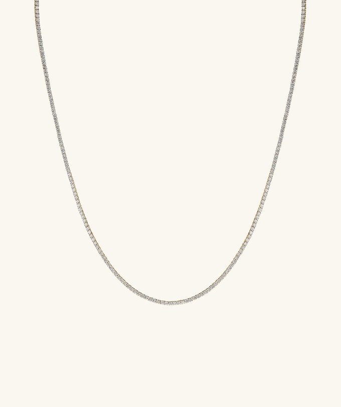 Lab Grown Diamond Tennis Necklace 1.8mm from Mejuri