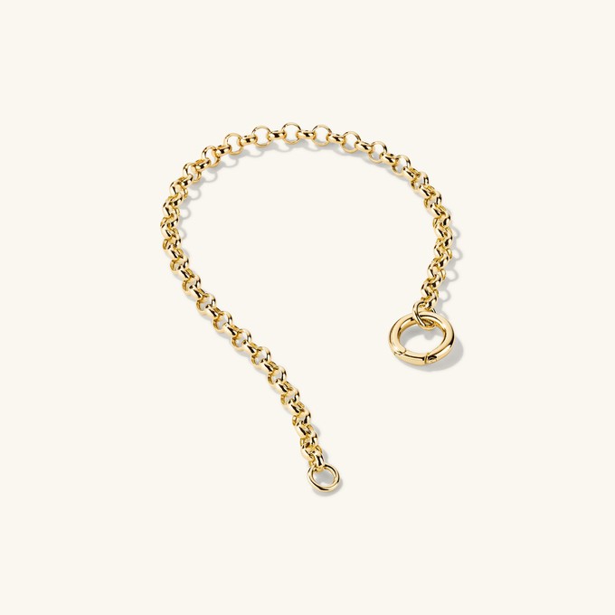 Rolo Chain Charm Bracelet from Mejuri