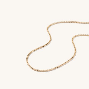 Round Box Chain Necklace from Mejuri