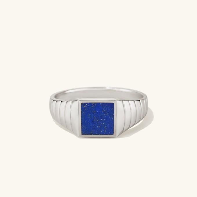 Lapis Square Signet Ring from Mejuri