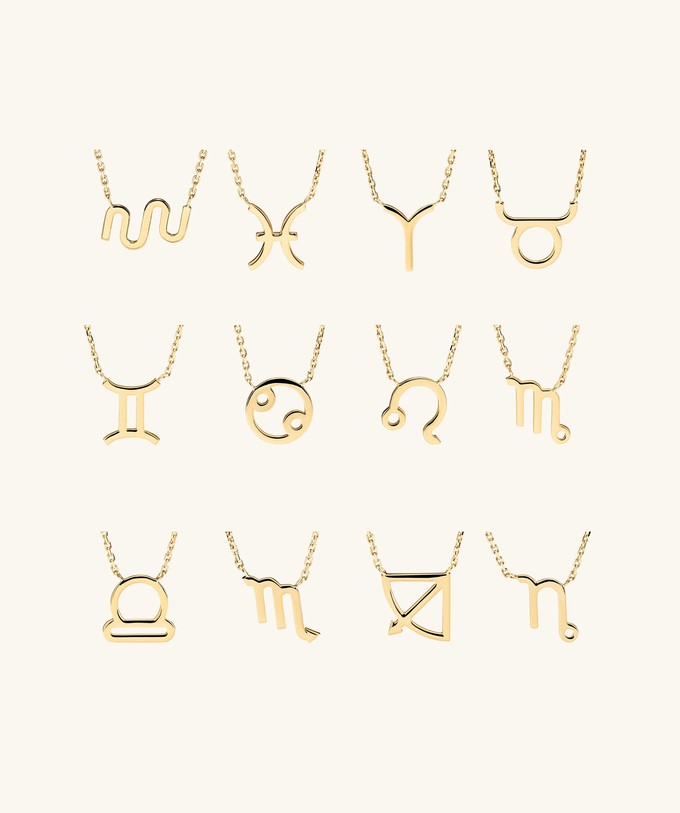 Zodiac Sign Necklace from Mejuri