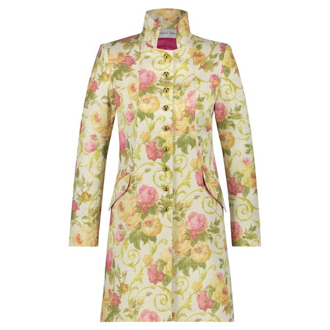 ROMANTIC FLOWERBED JACQUARD COAT from MONIQUE SINGH