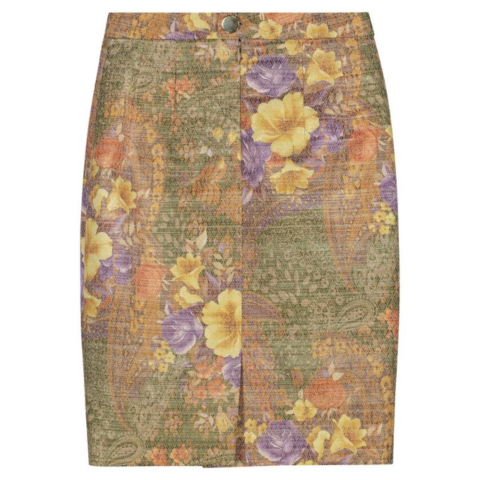 ETHEREAL FLORAL JACQUARD PENCIL SKIRT from MONIQUE SINGH