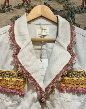 Fabulous Corduroy Blazer With Vintage Trims from MPIRA