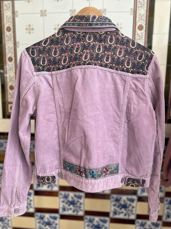 Upcycled Pastel Lilac Cord Jacket from MPIRA