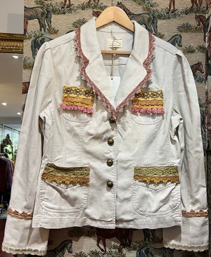 Fabulous Corduroy Blazer With Vintage Trims from MPIRA