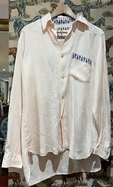 Upcycled Linen Shirt via MPIRA