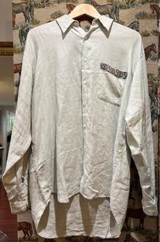 Upcycled Linen Shirt via MPIRA