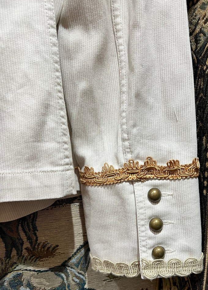 Fabulous Corduroy Blazer With Vintage Trims from MPIRA