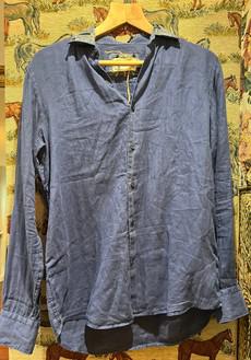 Upcycled Linen Shirt via MPIRA